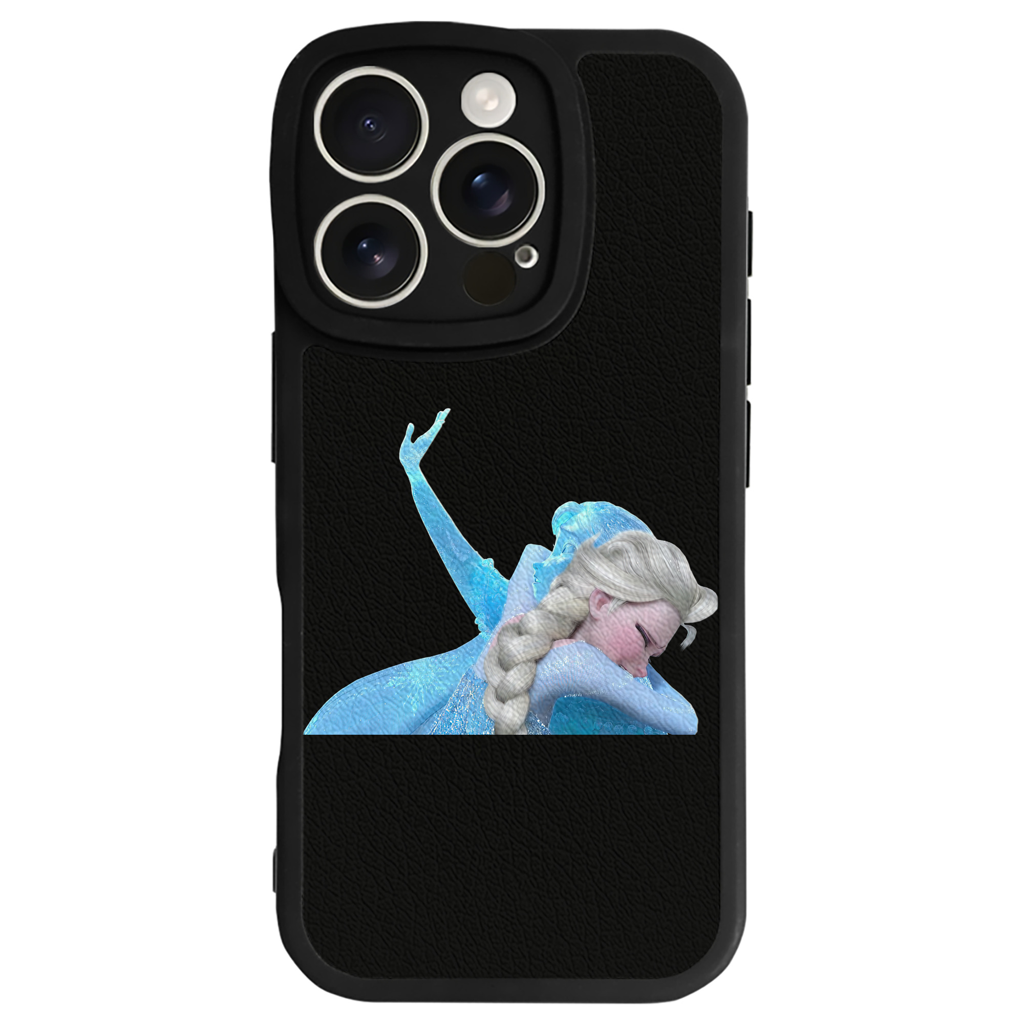 （画像用） アナと雪の女王 アンナ エルサ Frozen Anna Elsa 【iPhone 16シリーズ対応】シリコンスマホケース（レザー調） 材質：シリコン